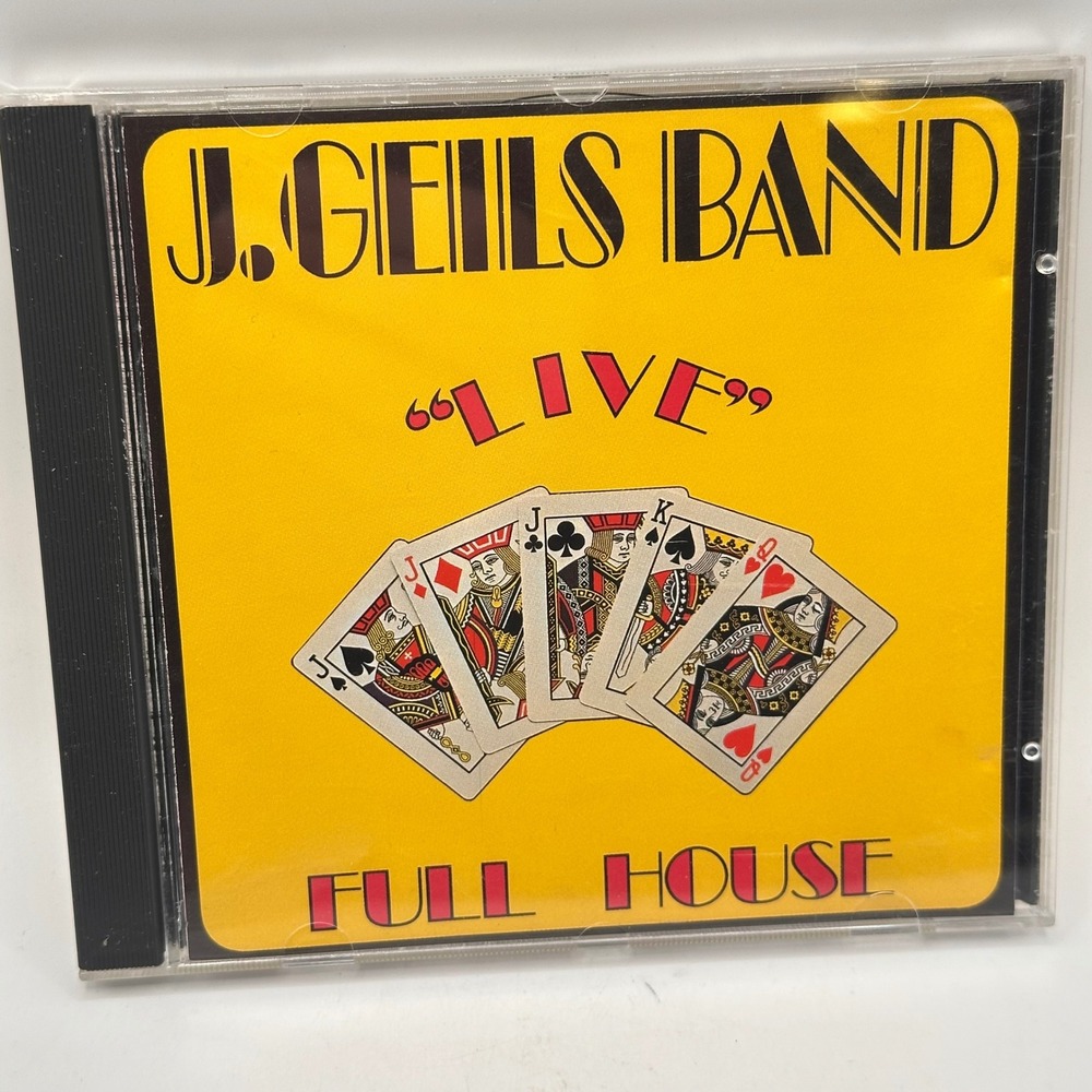J. Geils Band Live Full House CD Atlantic 7241-2 Blues Rock 1972 Recording NM